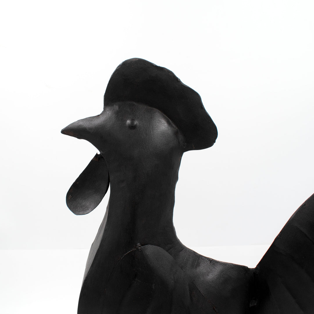Iron Rooster Decor