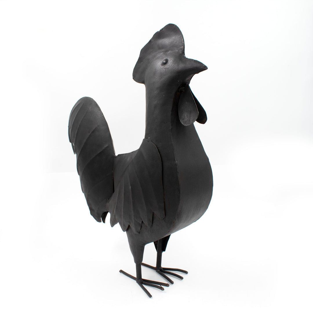 Iron Rooster Decor