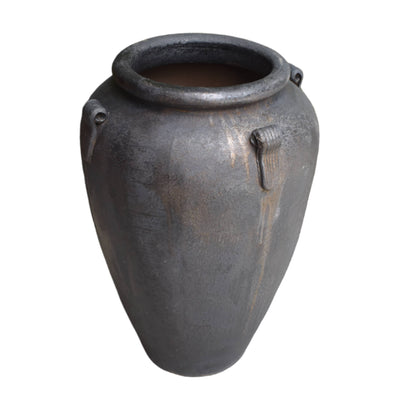 Tall Copper Ceramic Urn