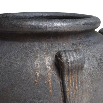 Tall Copper Ceramic Urn