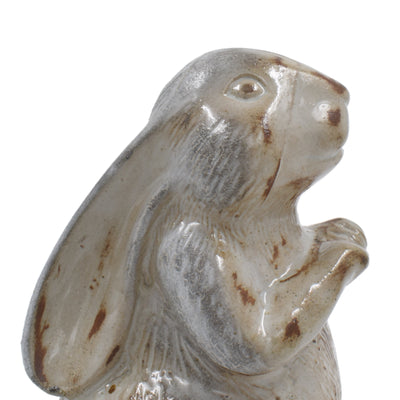 Ceramic Rabbit Garden Figurine