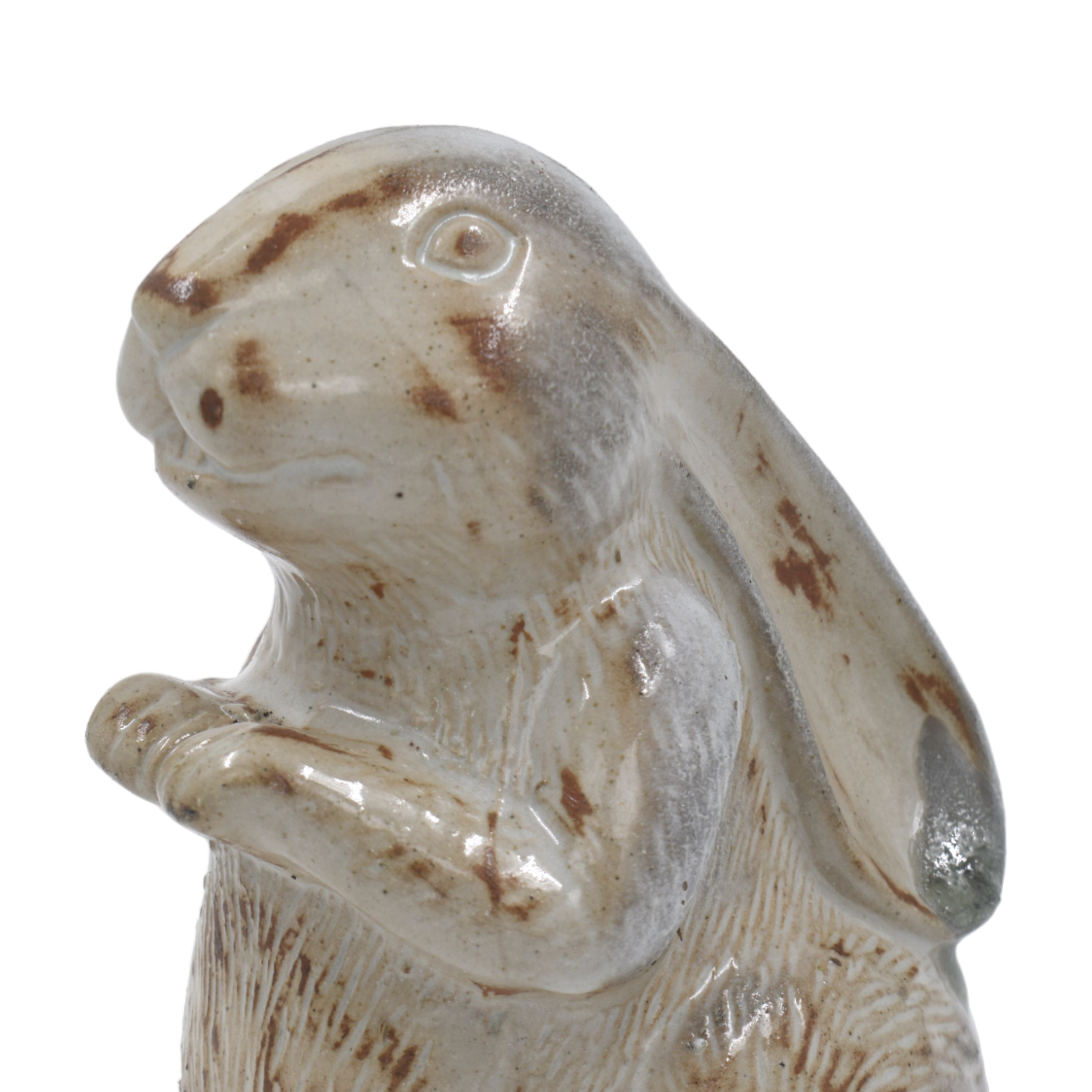 Ceramic Sleeping Rabbit Garden Figurine