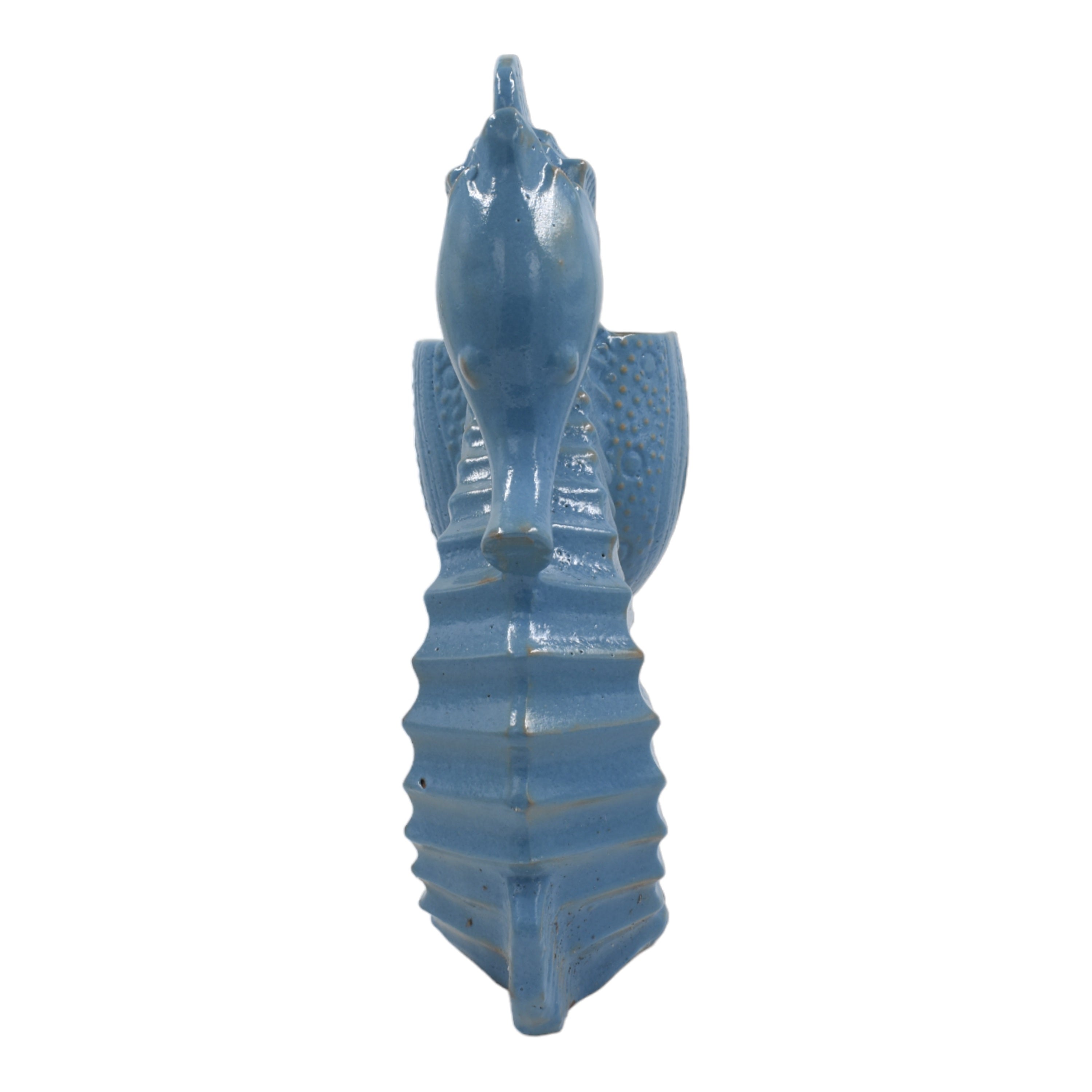 Ceramic Seahorse Garden Figurine
