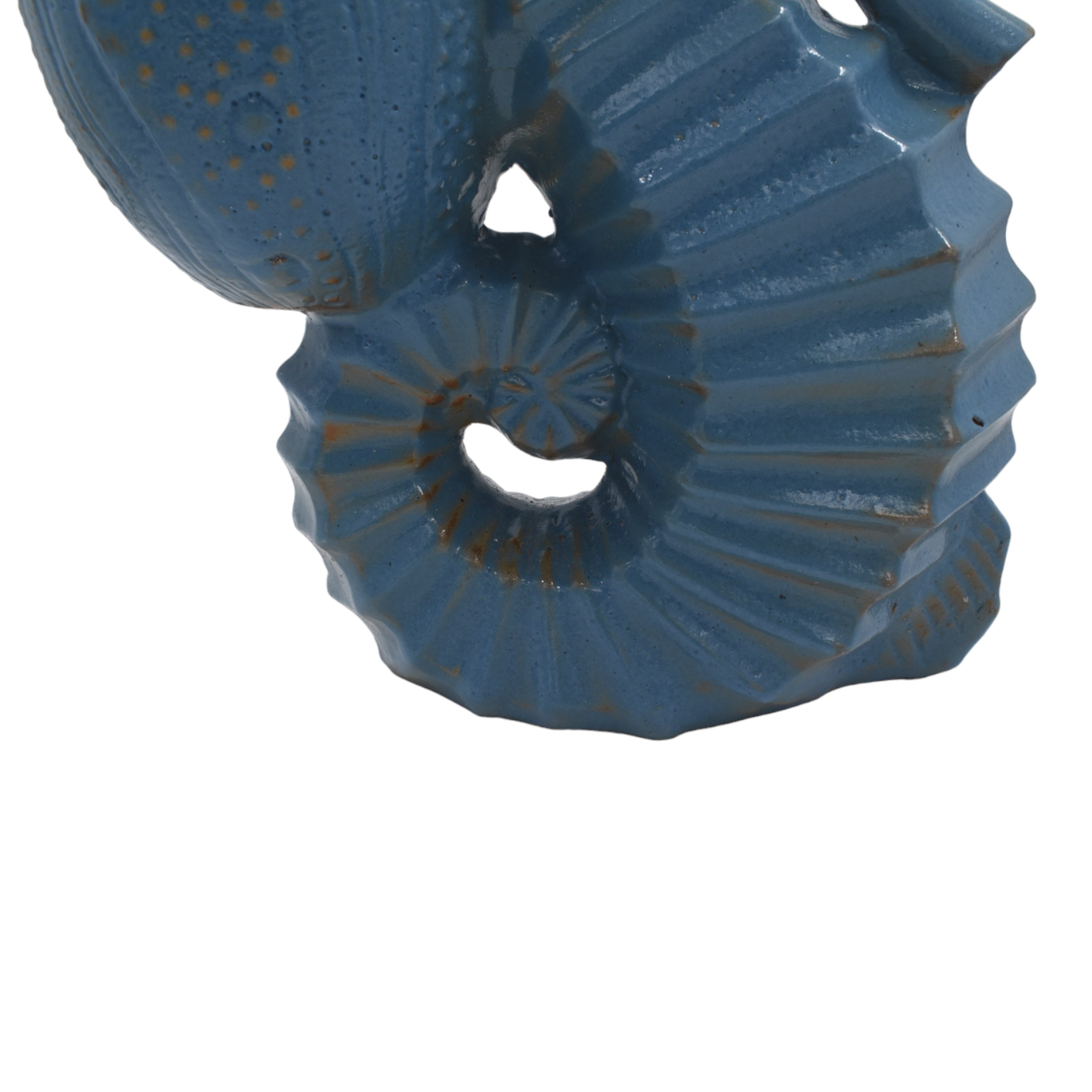 Ceramic Seahorse Garden Figurine