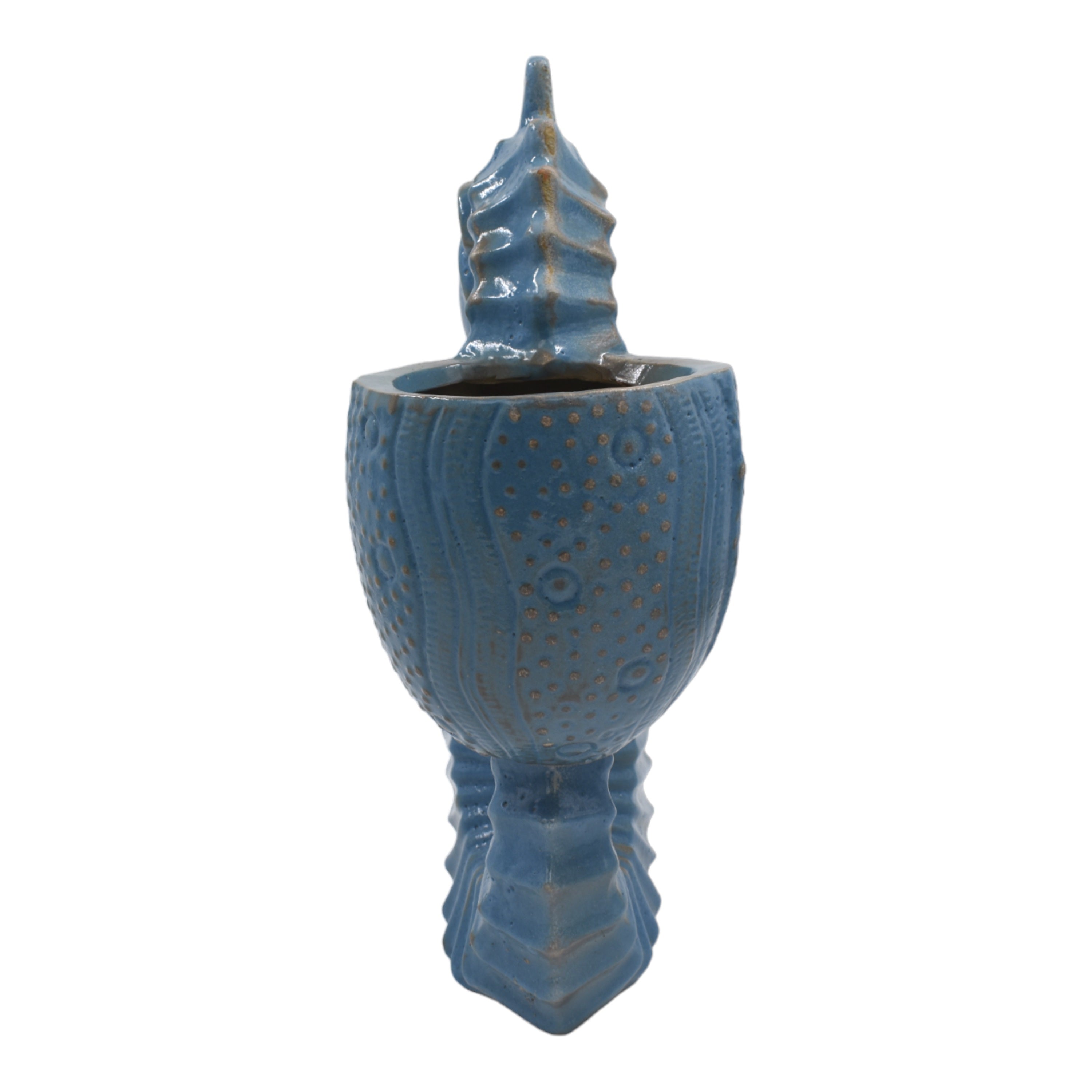 Ceramic Seahorse Garden Figurine