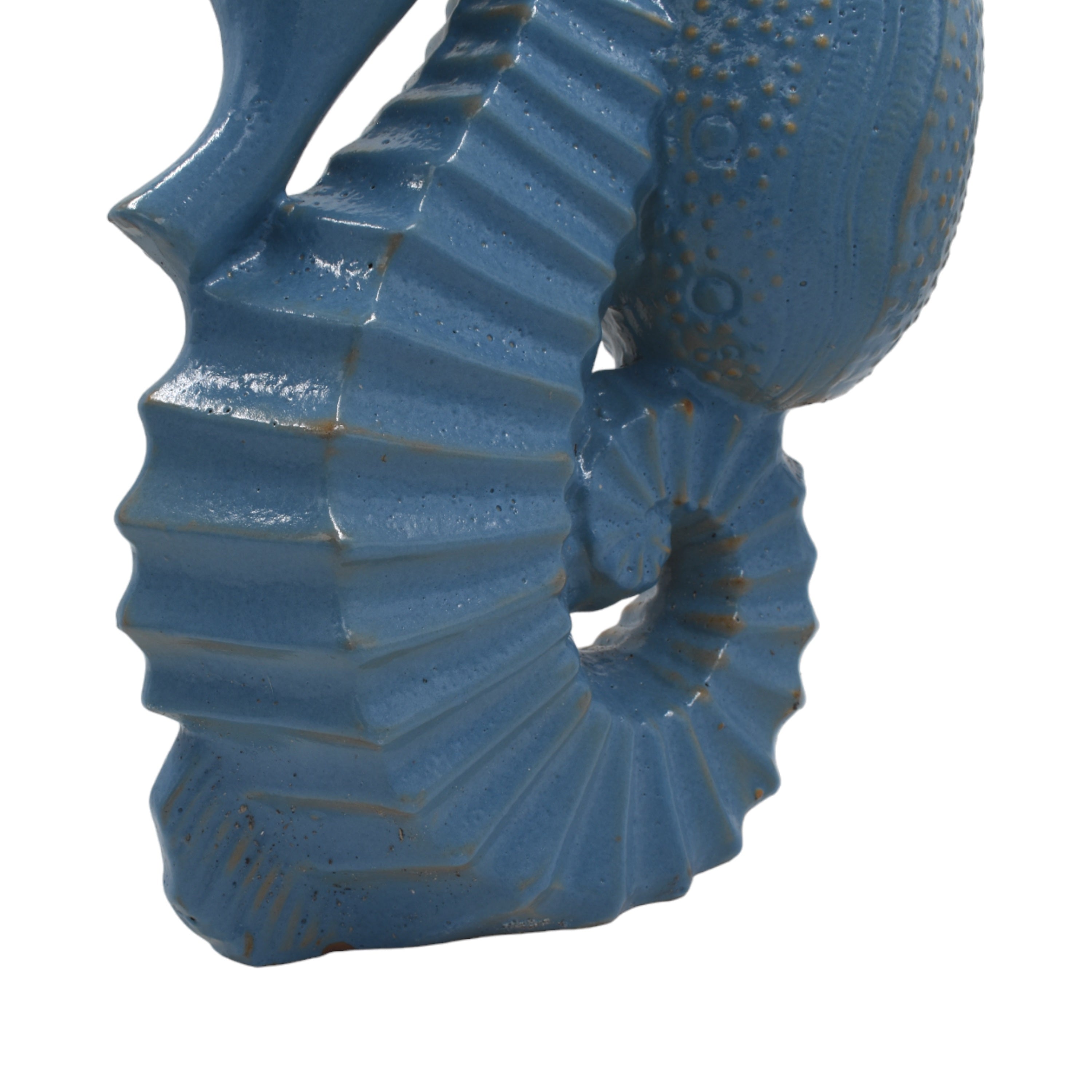 Ceramic Seahorse Garden Figurine