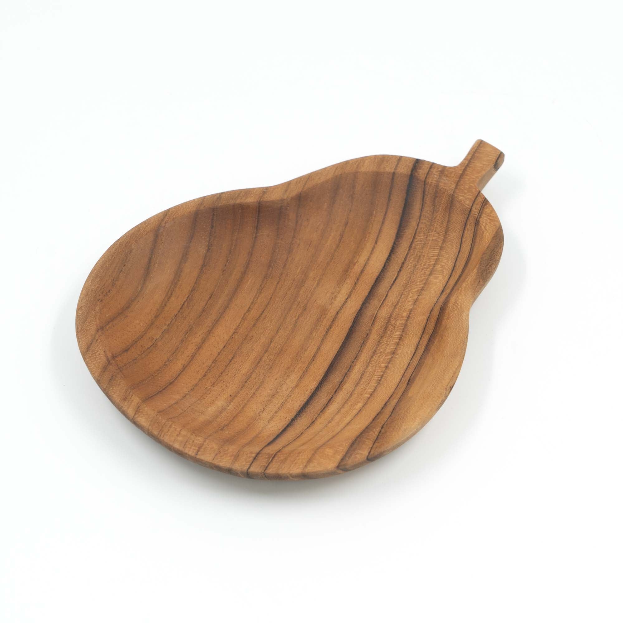Yarah Teak Wood Pear Shaped Platter