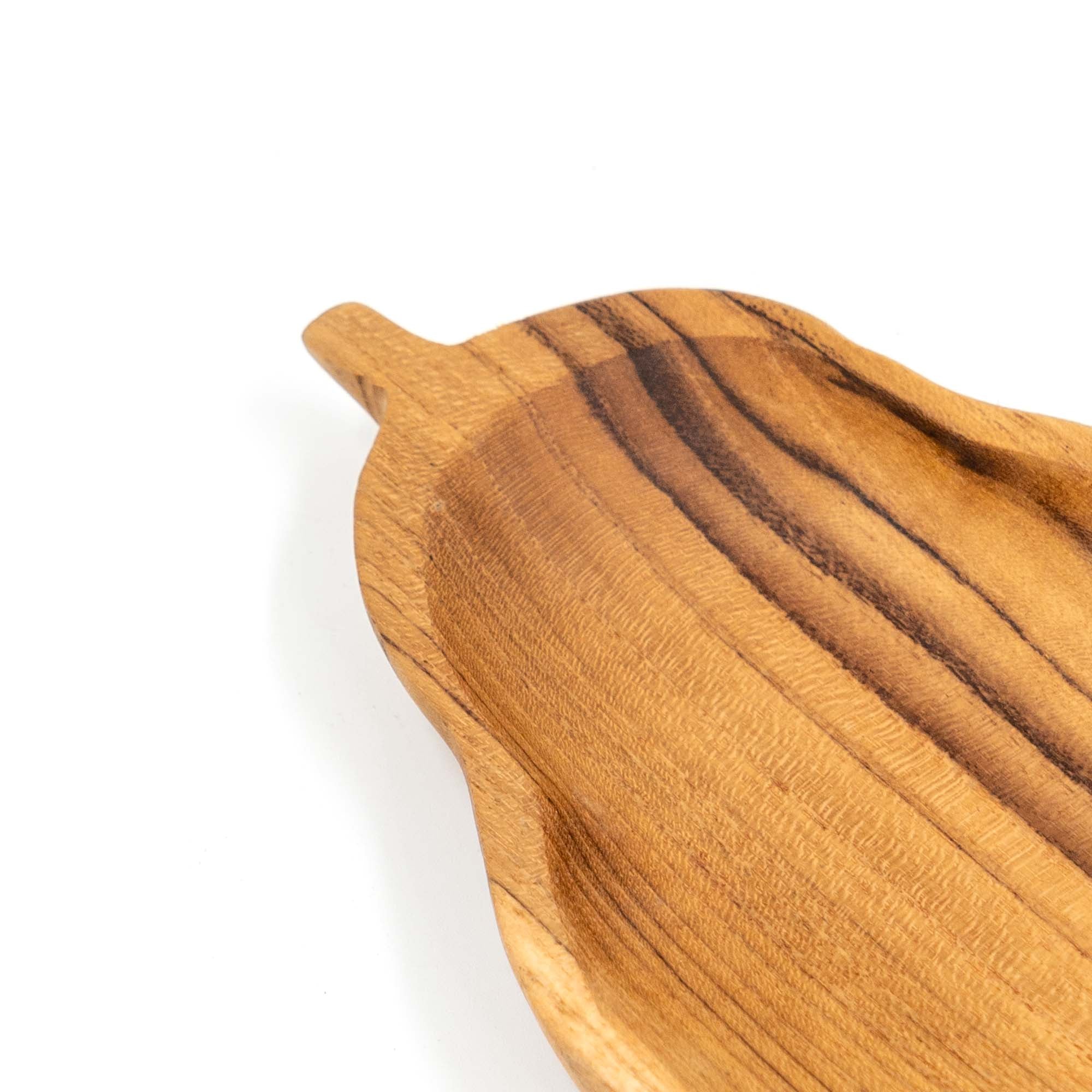 Yarah Teak Wood Pear Shaped Platter