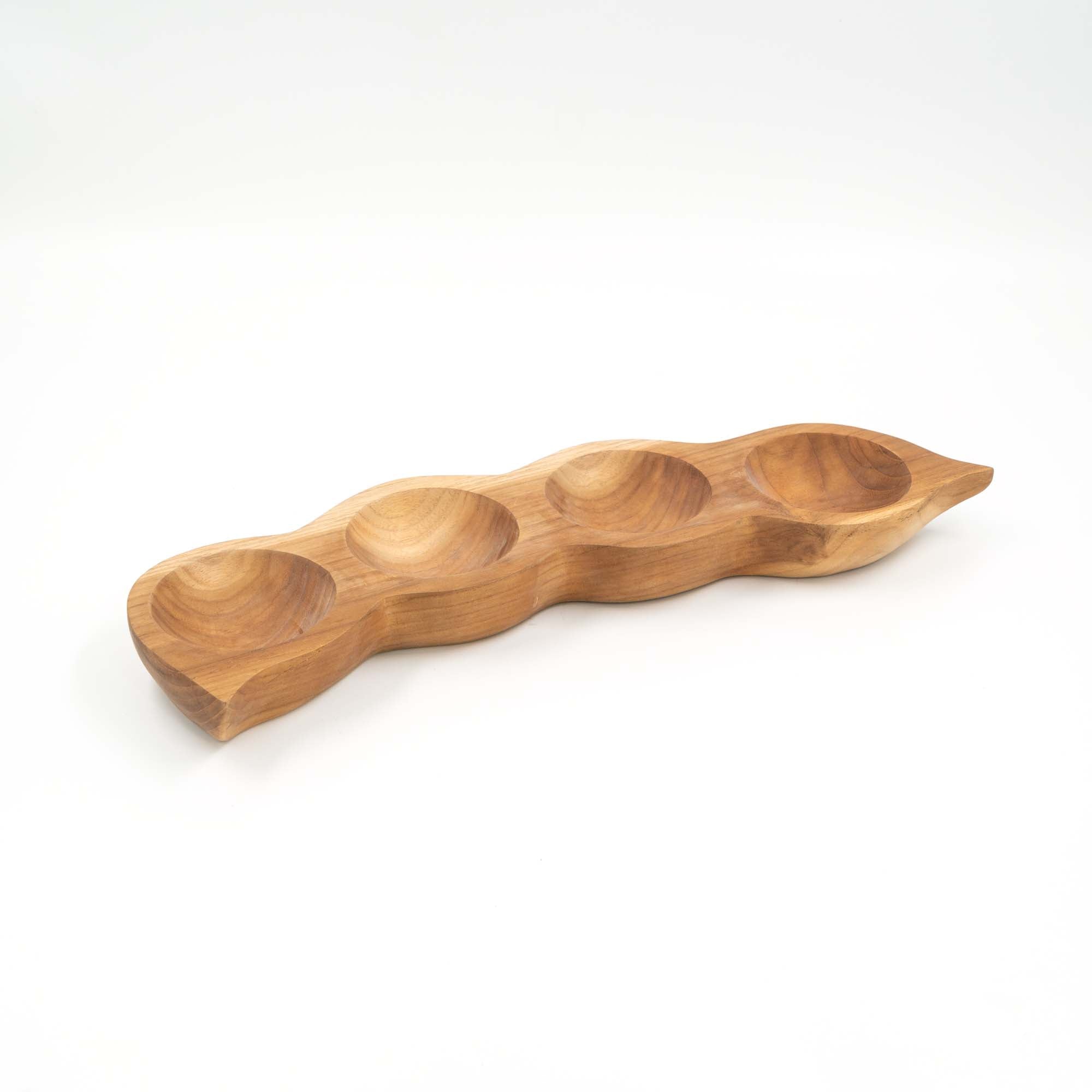 Yarah Teak Wood Mini Spice Holder