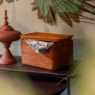 Rattan Rectangular Basket