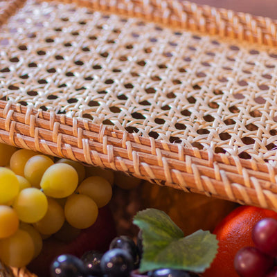 Rattan Rectangular Box with Lid