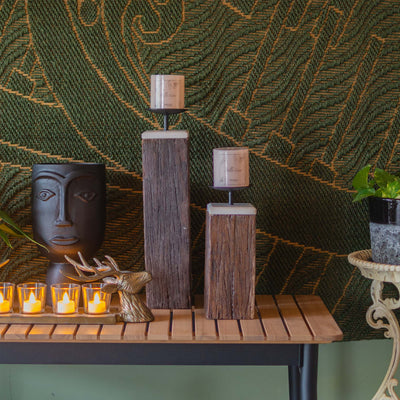 Sleeper Wood Candle Stand