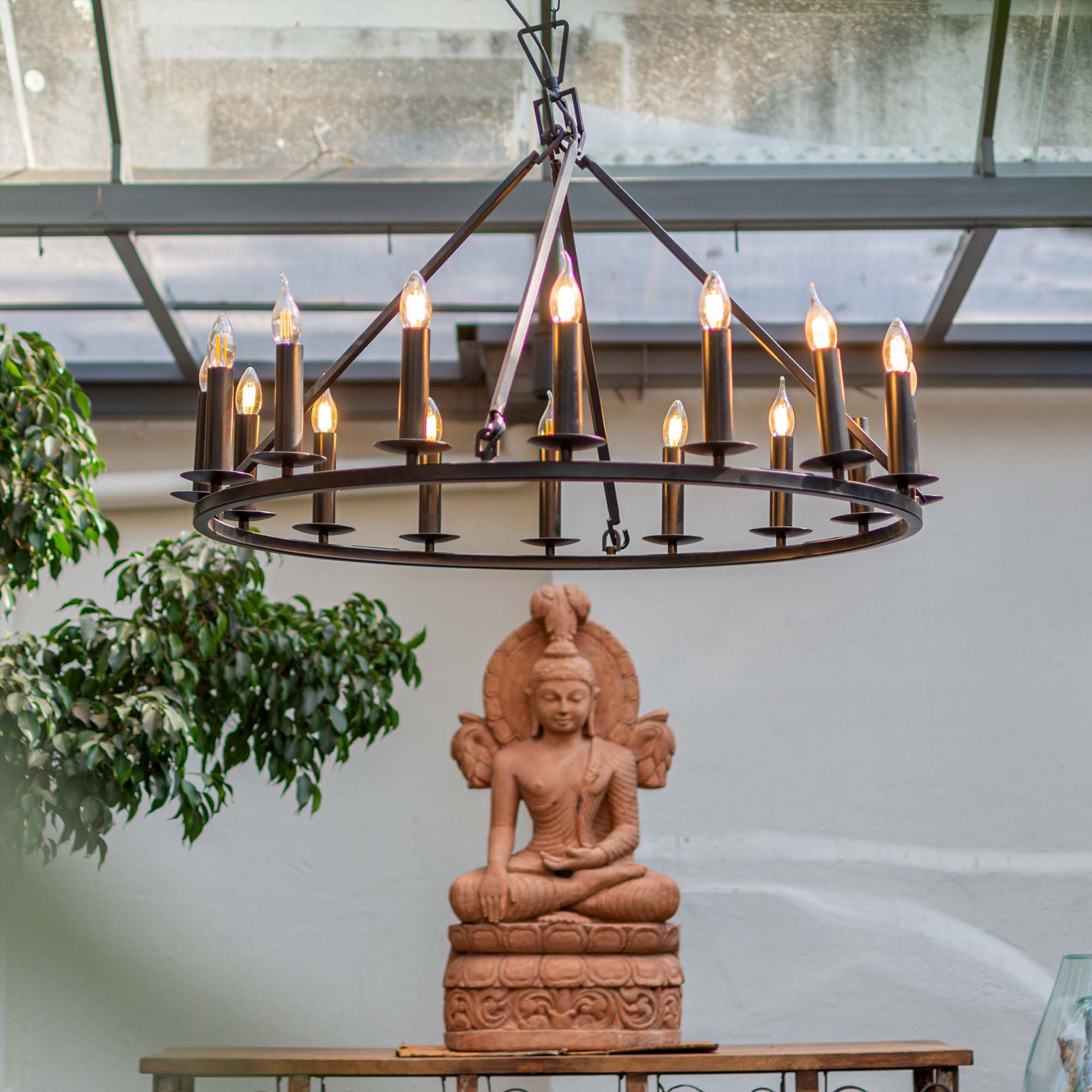 16 Light Round Chandelier