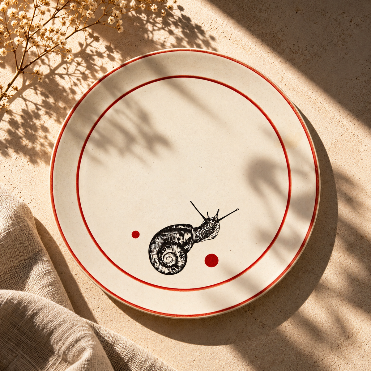 SNAIL COLLECTION DINNER PLATES