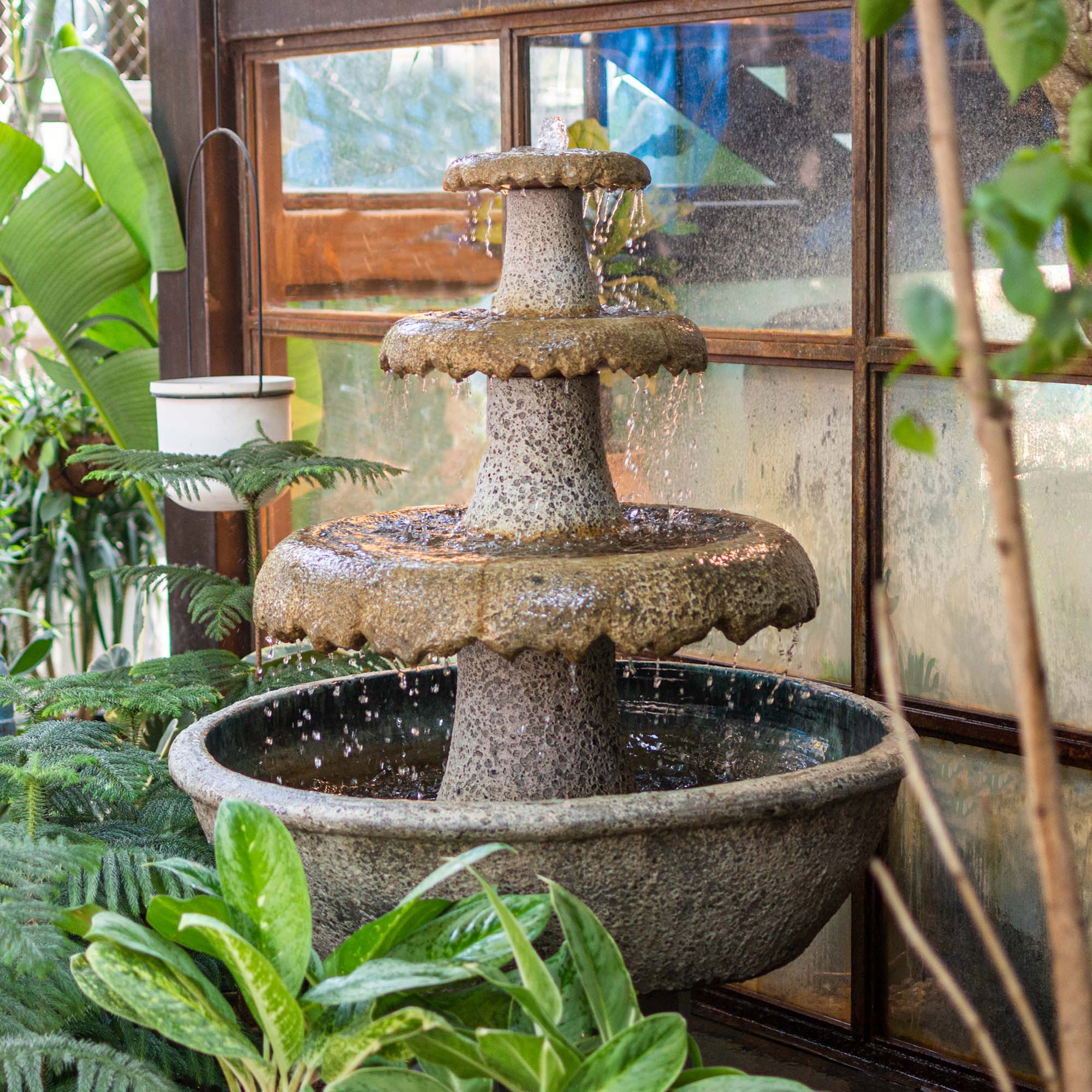Amazing Water Feature Corner Genoa Cascade Water Feature Solar