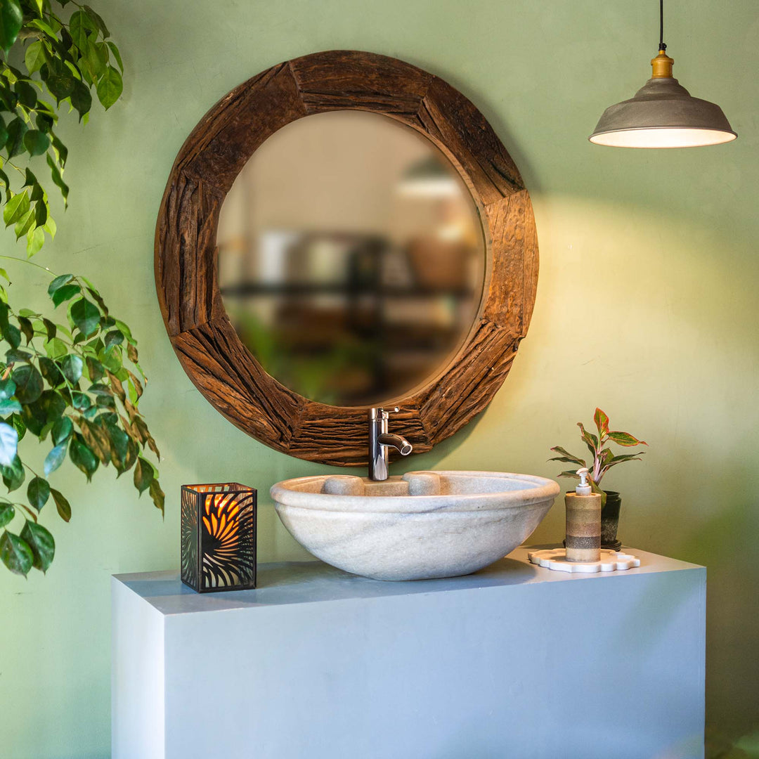 Round Marble Sink