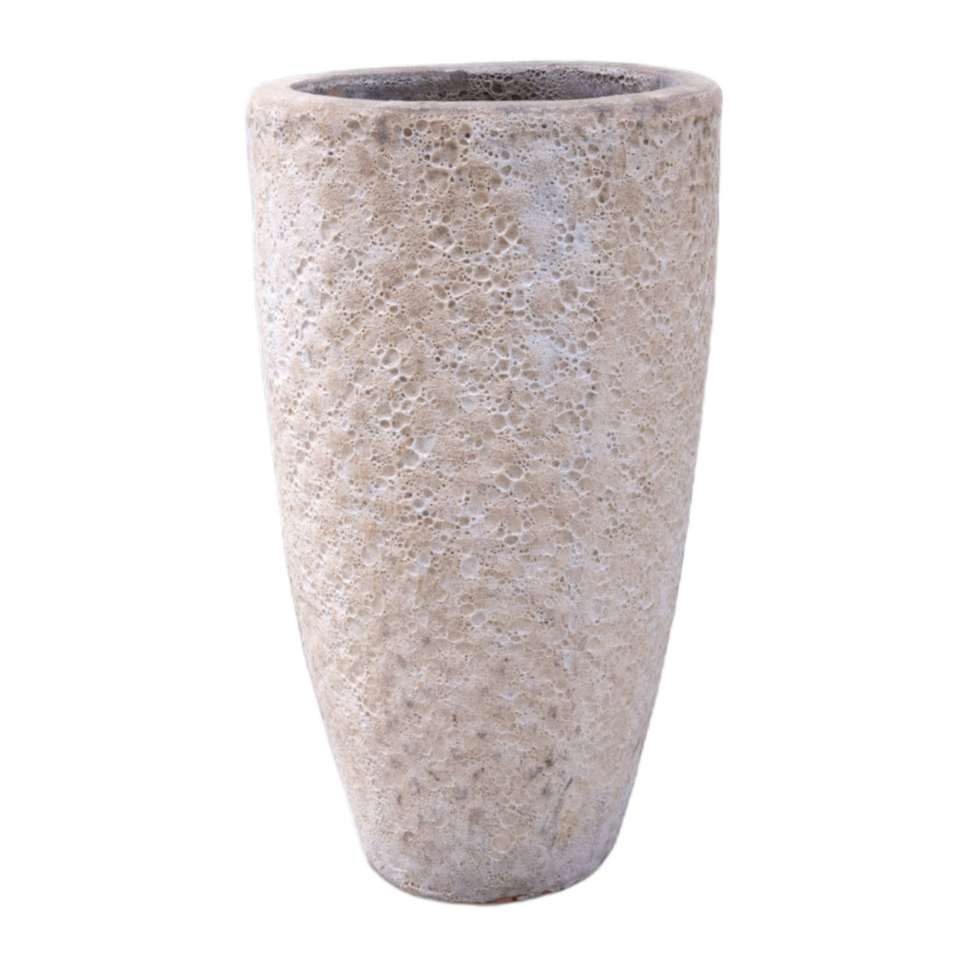 Diamond Tall Ceramic Glazed Pot