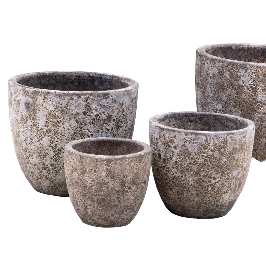 Light Beige Bubble Pot