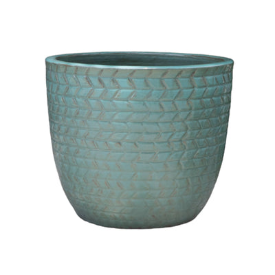 Zigzag Aqua Pot