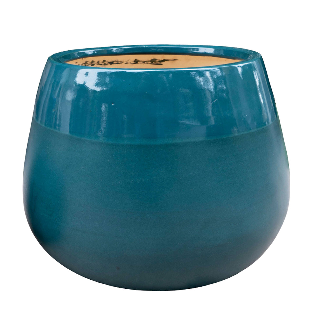 Shiny Matt Combo Ceramic Glazed Pot