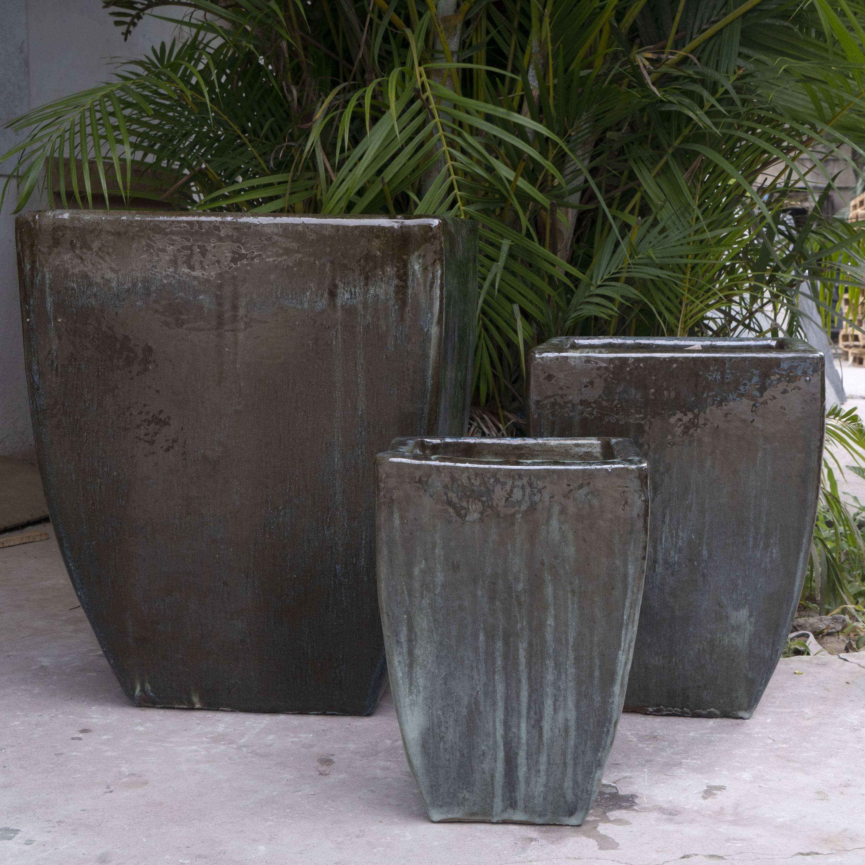 Tall Square Pot