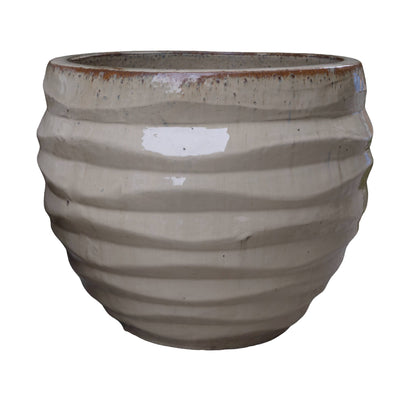 Broad Ruffle Cream Pot