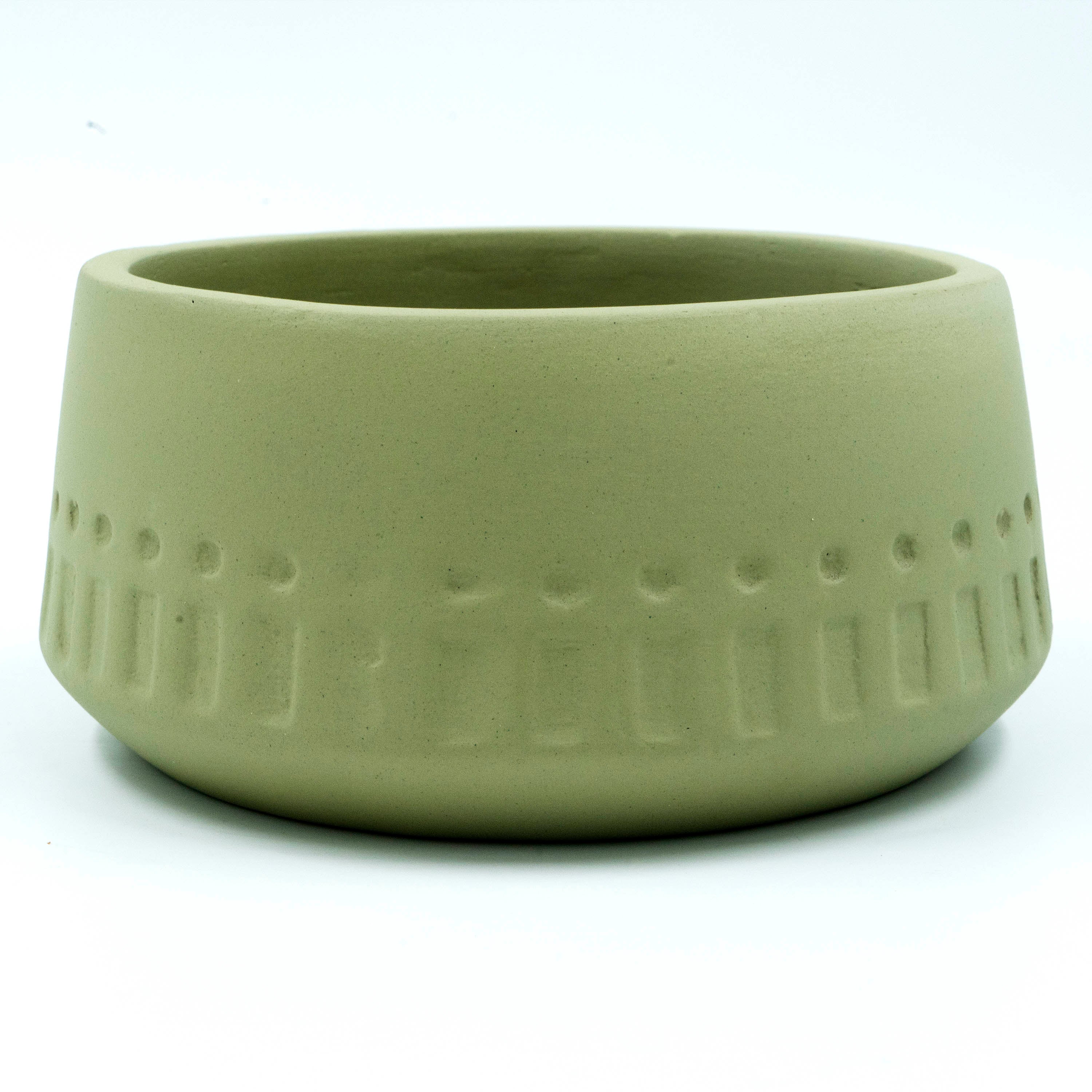 Terracotta Planter Wide Etched Base