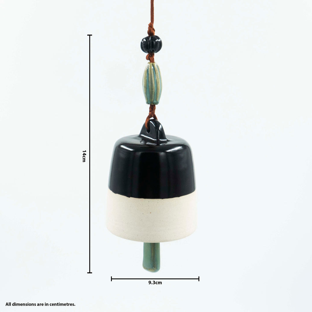 Two tone ceramic bell