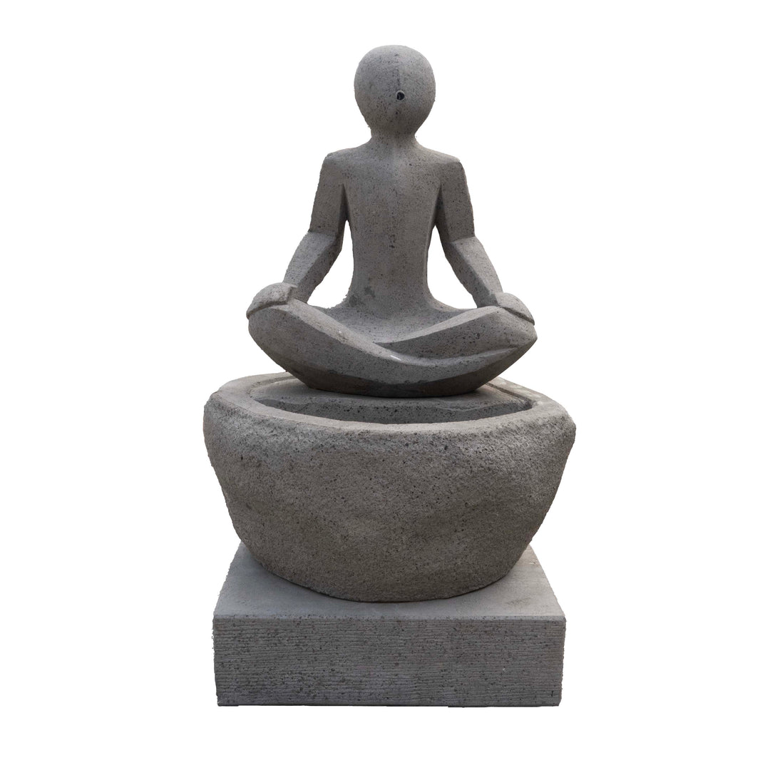 Meditating Fountain Sculpture