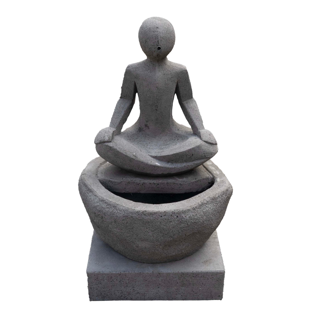 Meditating Fountain Sculpture