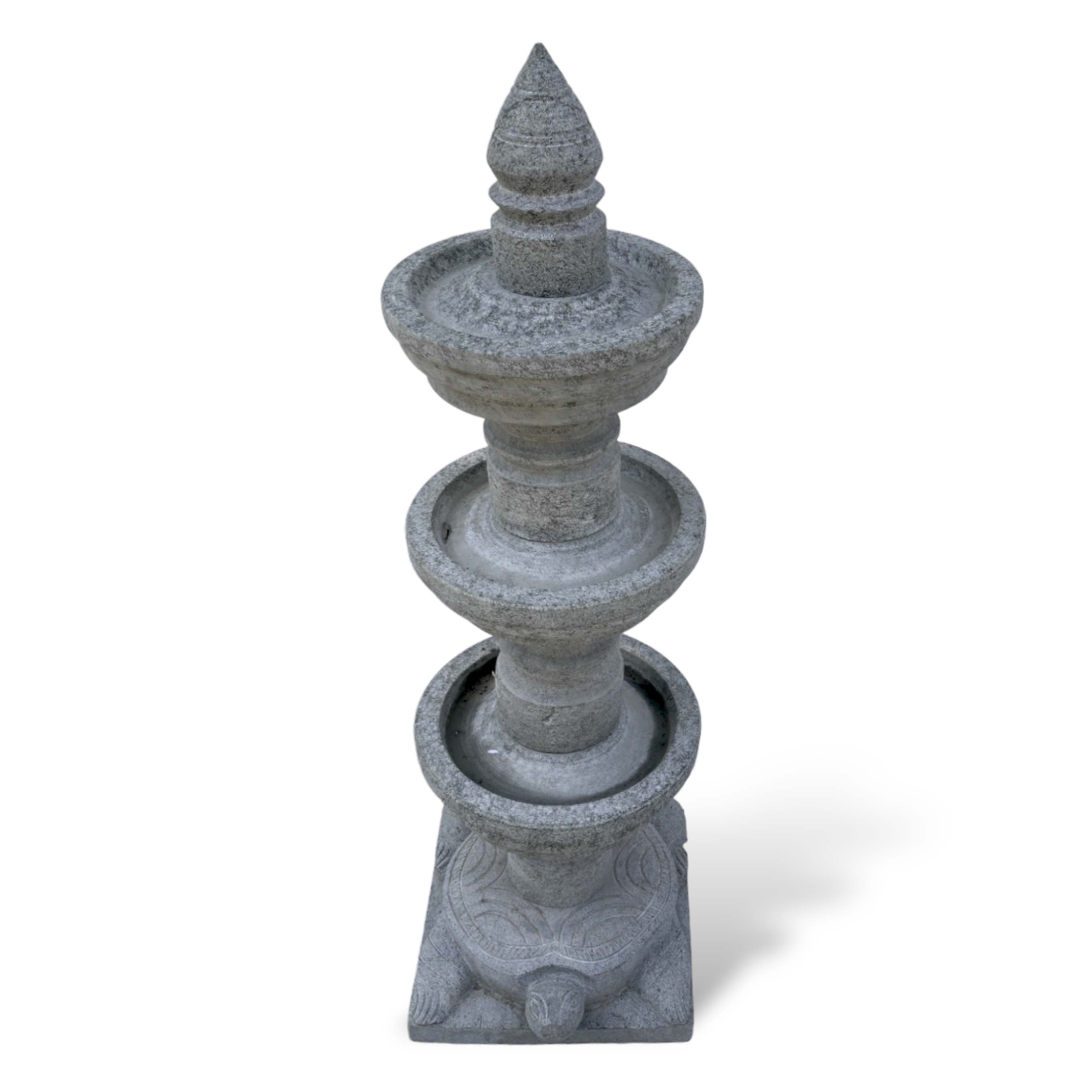 Turtle Base Stone Diya