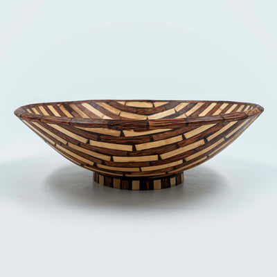 Fantail Wooden Round Platter