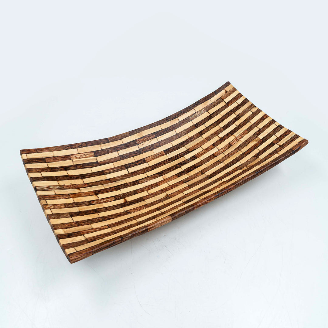 Fantail Rectangular Wood Platter