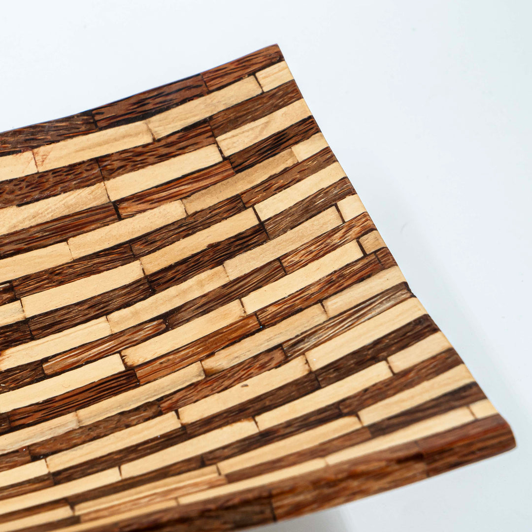 Fantail Rectangular Wood Platter