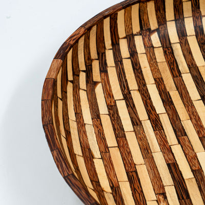 Fantail Wood Round Platter