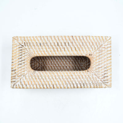 Rattan Rectangular Tissue Box