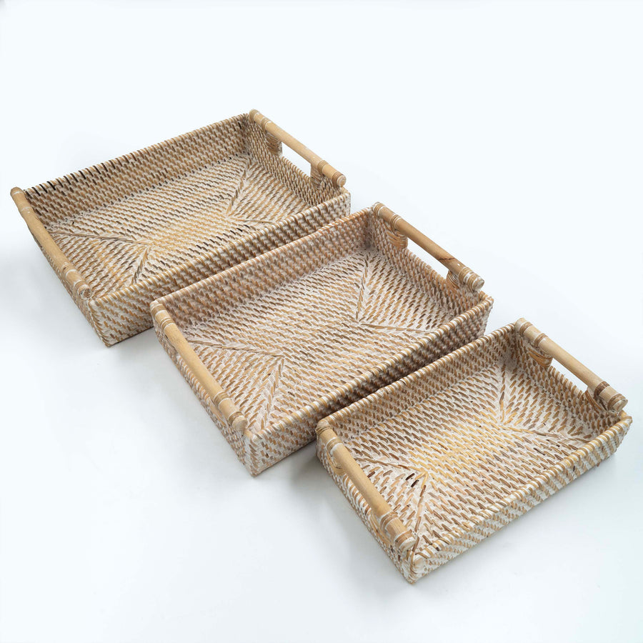 Rectangular Serving Tray With Handle