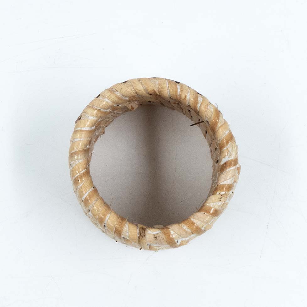 White Round Napkin Holder