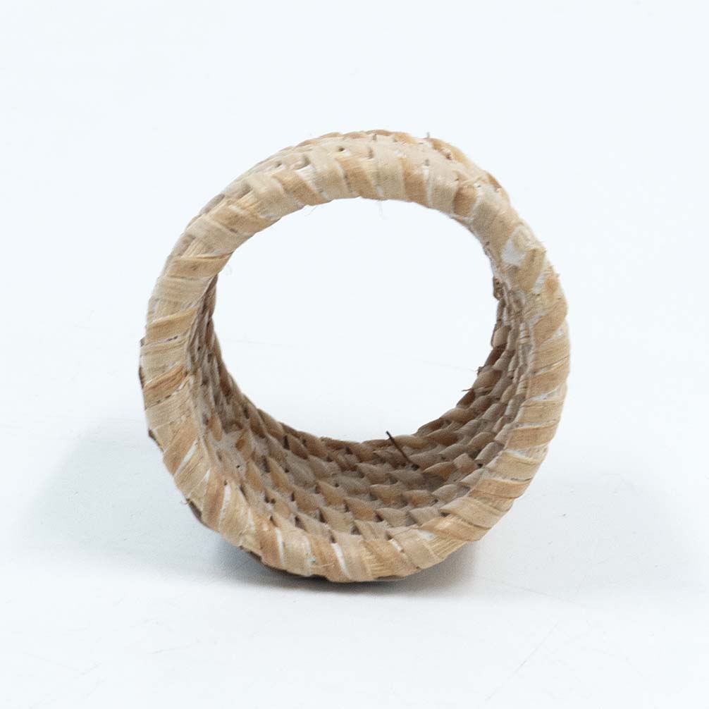 White Round Napkin Holder