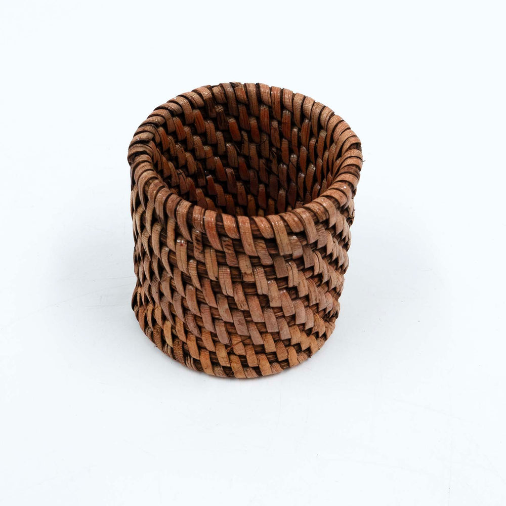 Brown Round Napkin Holder