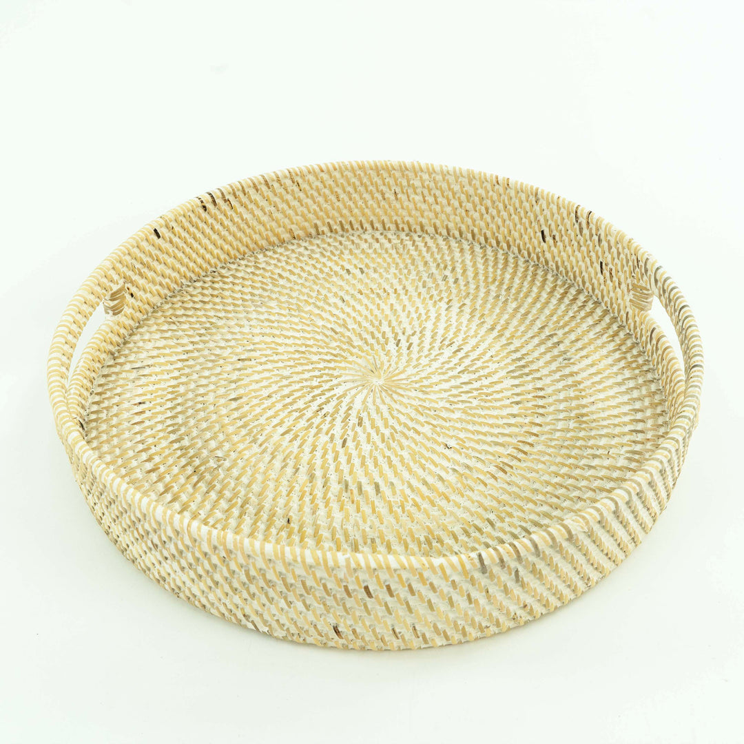Oval Tray With Slot Handle