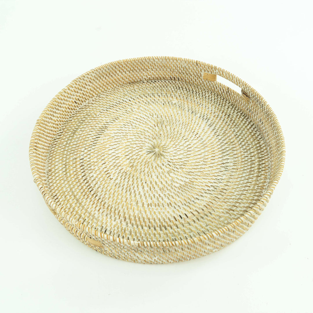 Oval Tray With Slot Handle