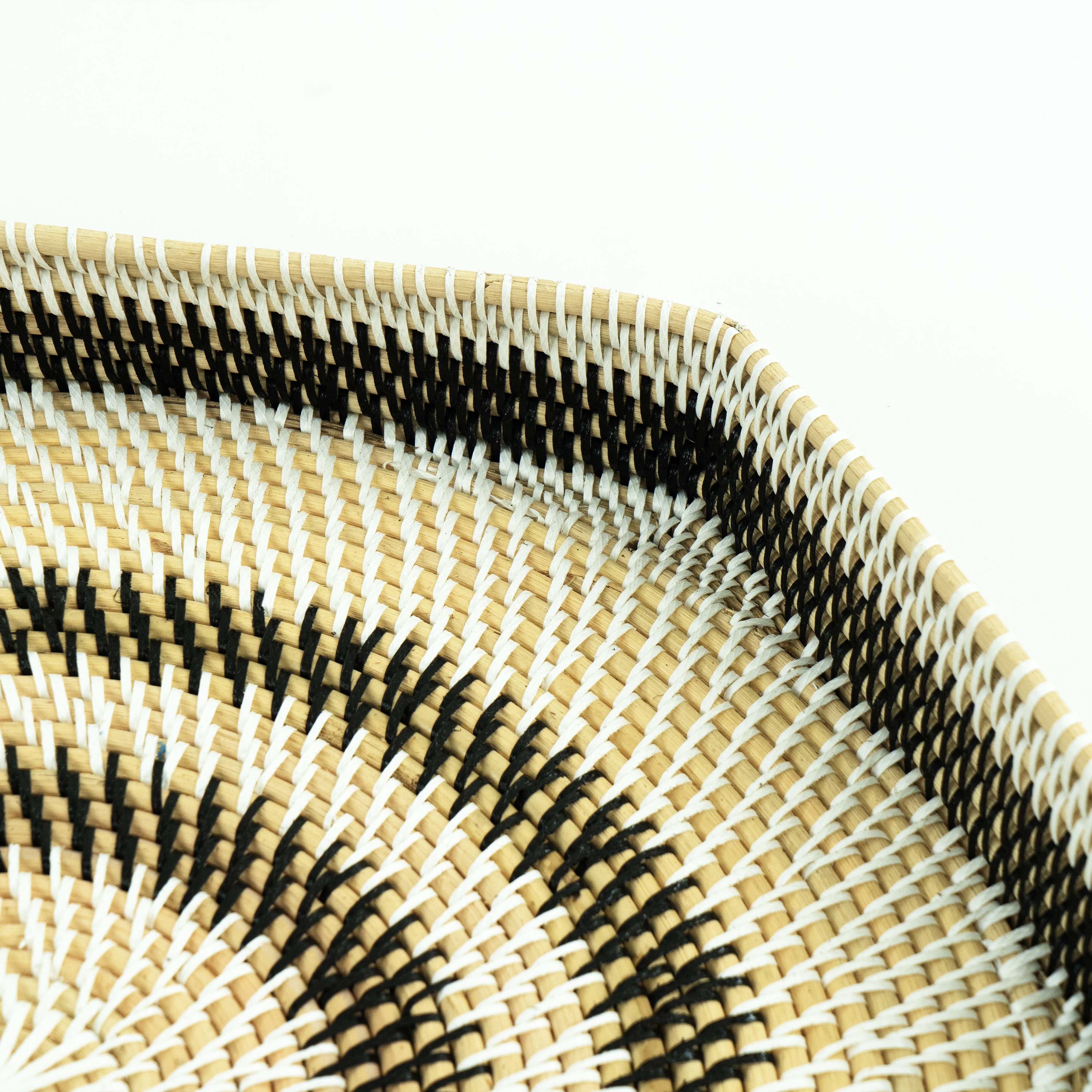Hexagon Rattan Tray