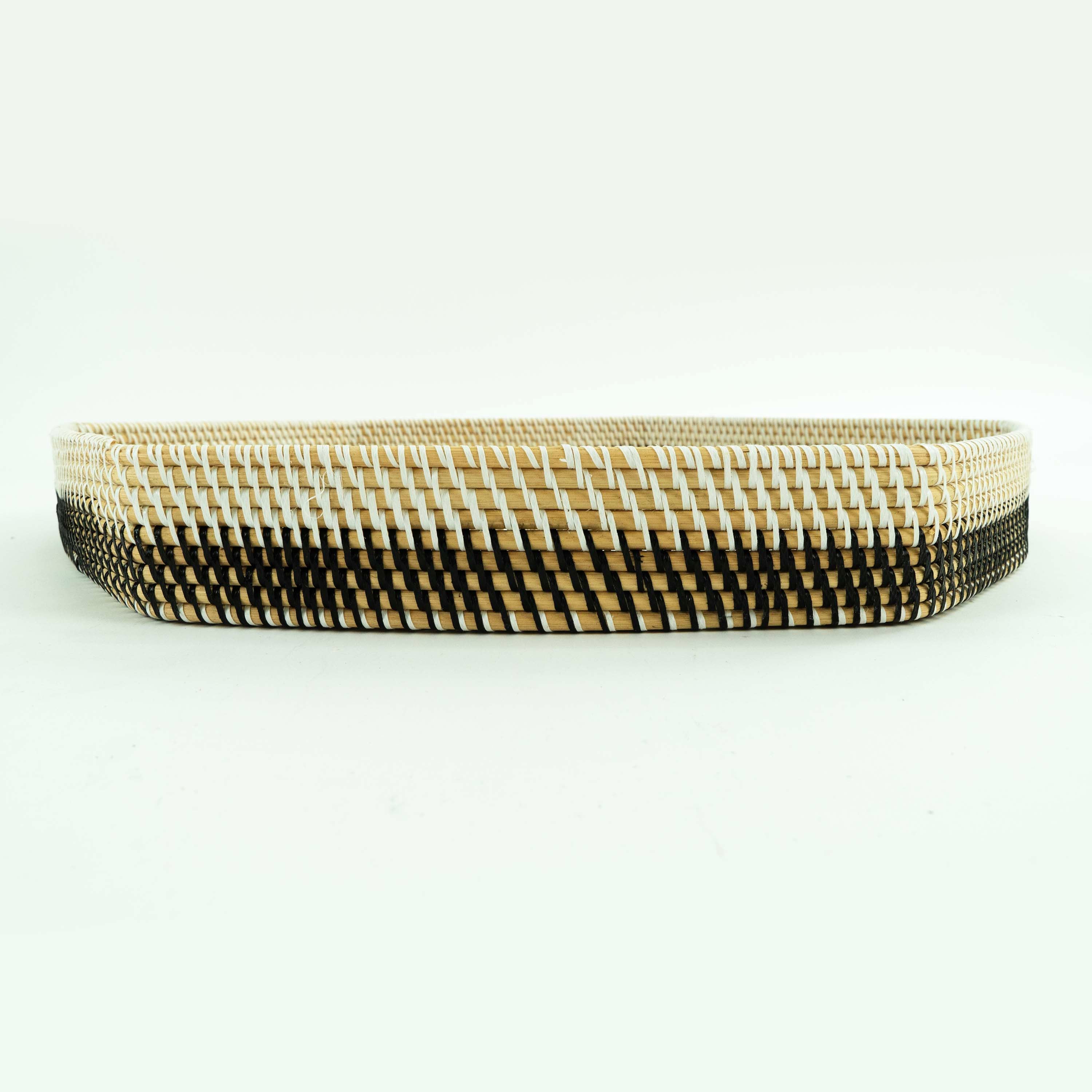 Hexagon Rattan Tray