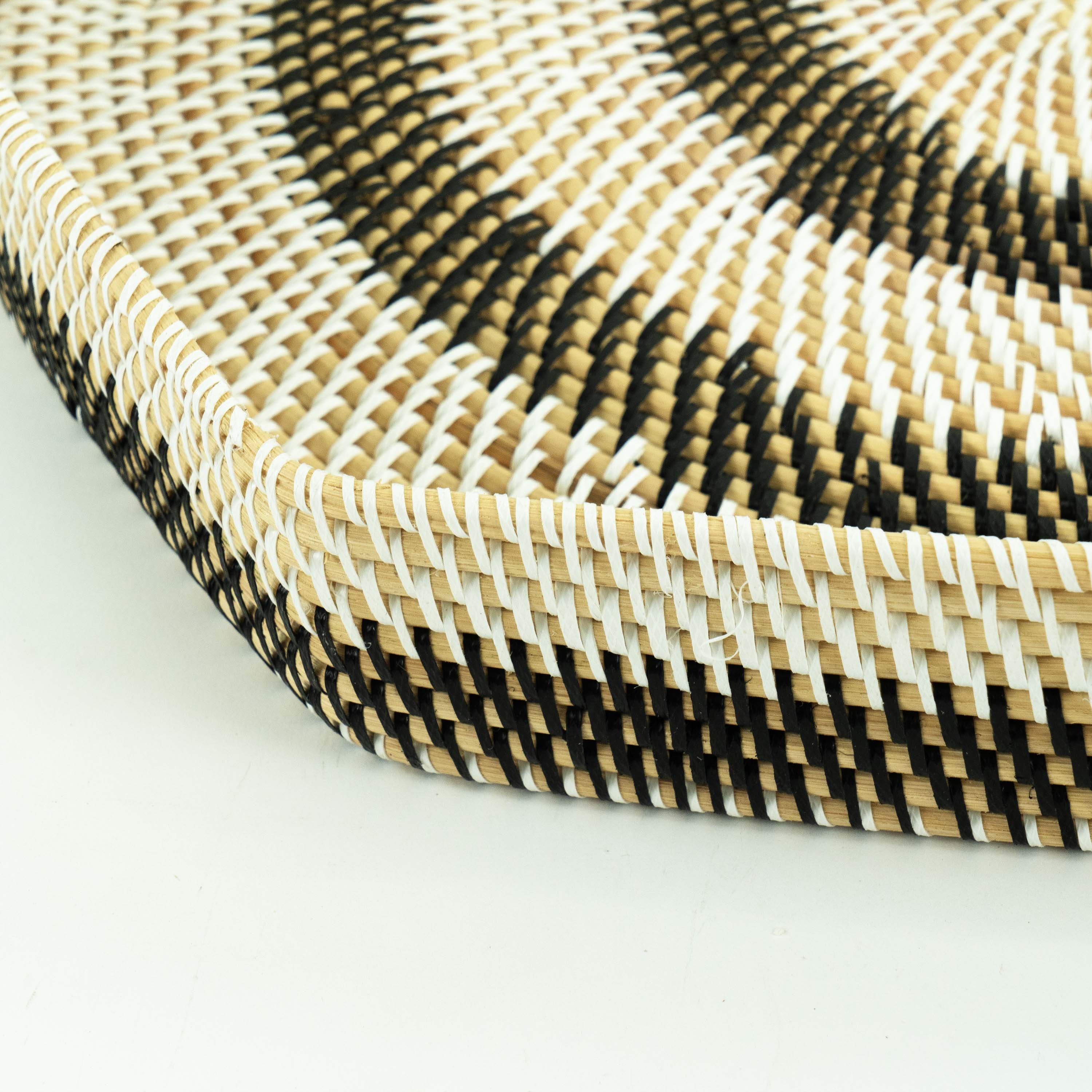 Hexagon Rattan Tray