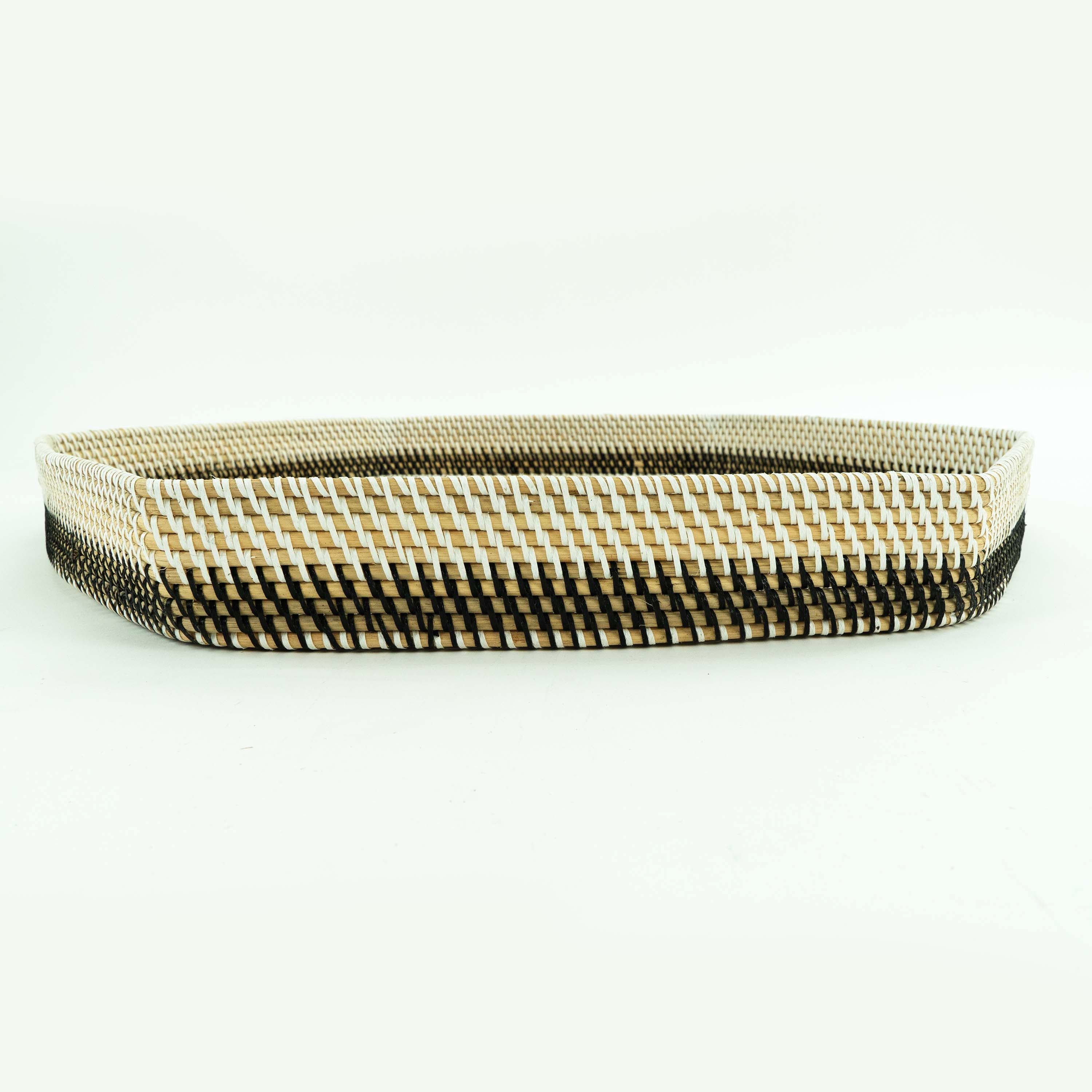 Hexagon Rattan Tray