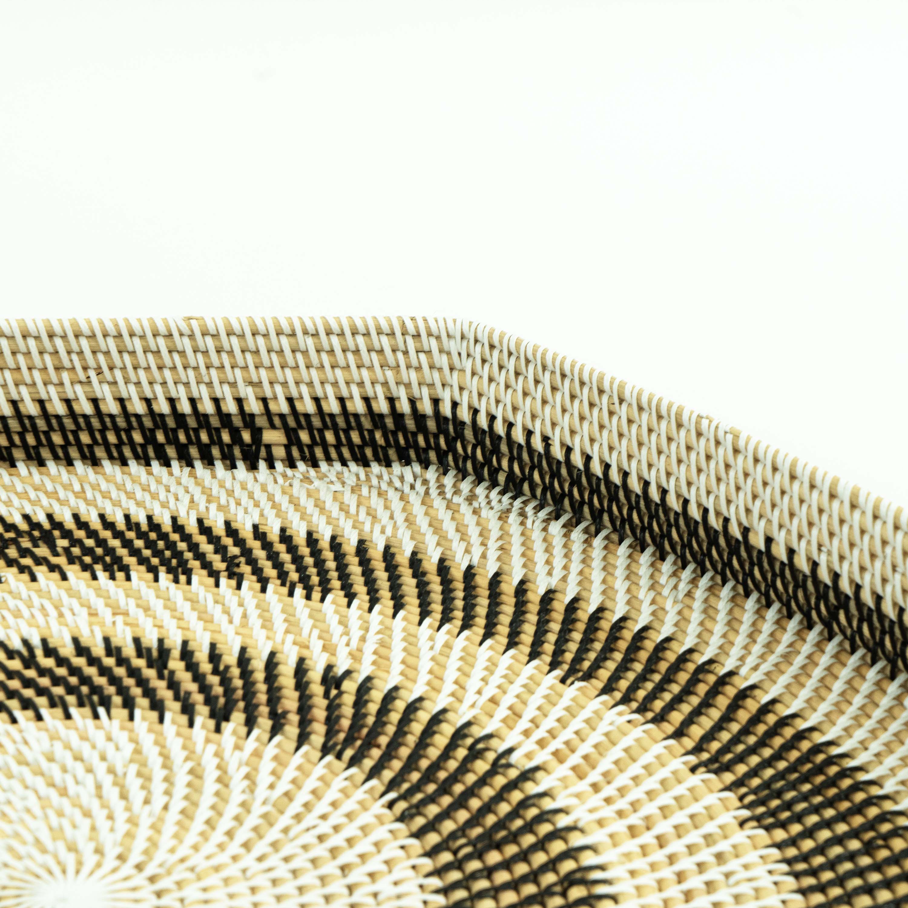 Hexagon Rattan Tray