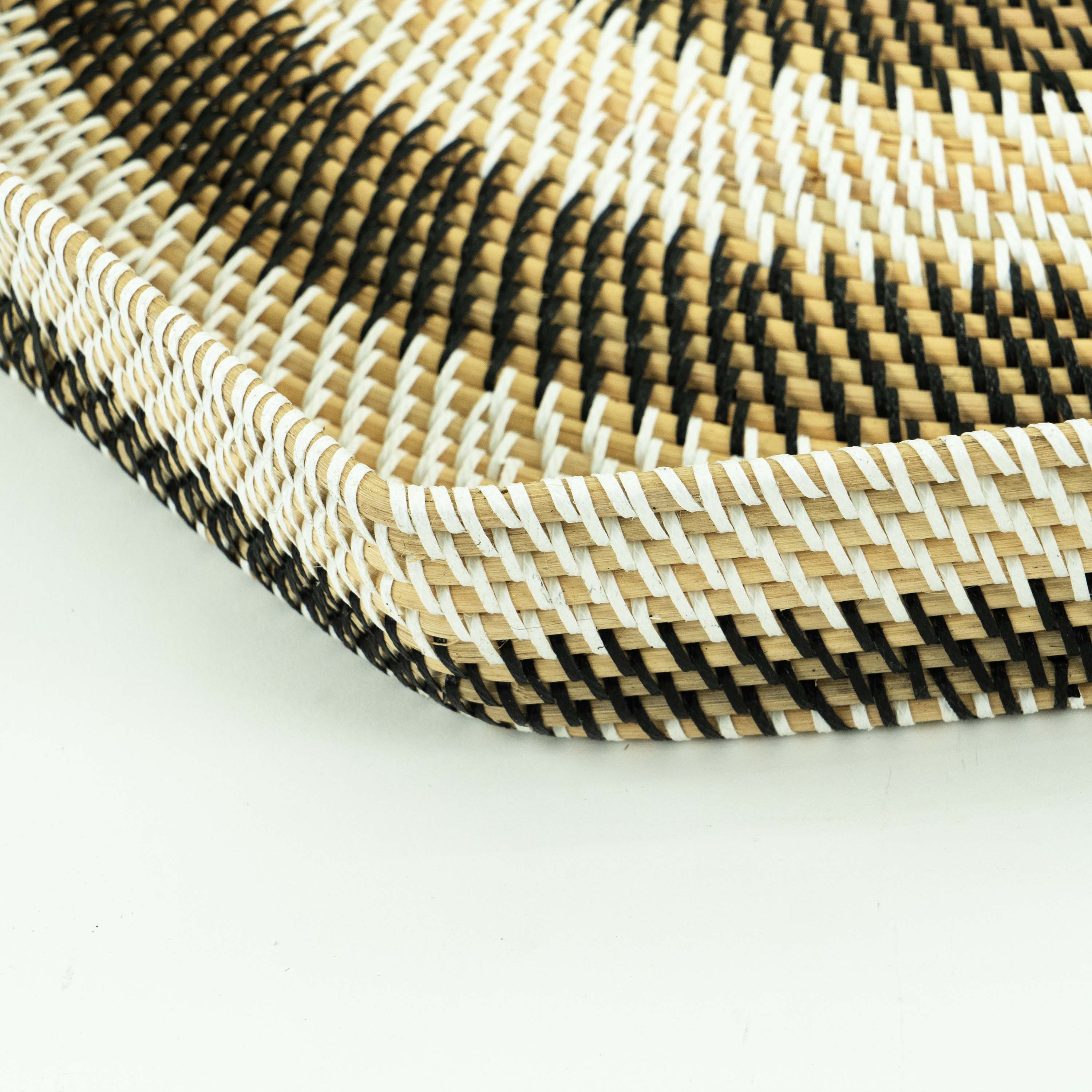 Hexagon Rattan Tray