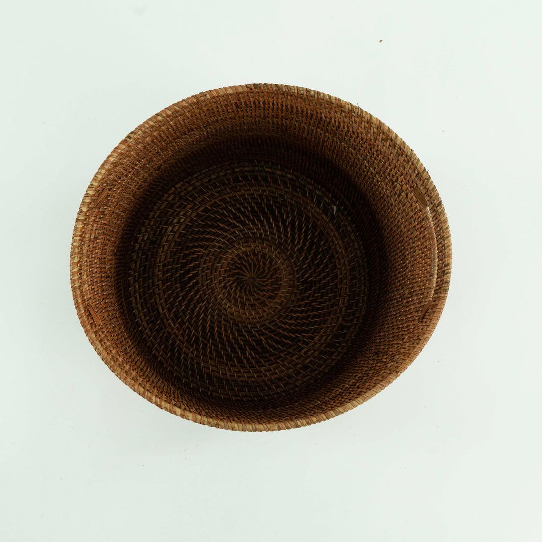 Brown Oval Planter Basket