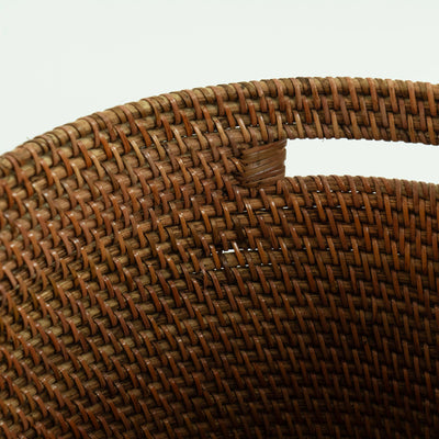 Brown Oval Planter Basket